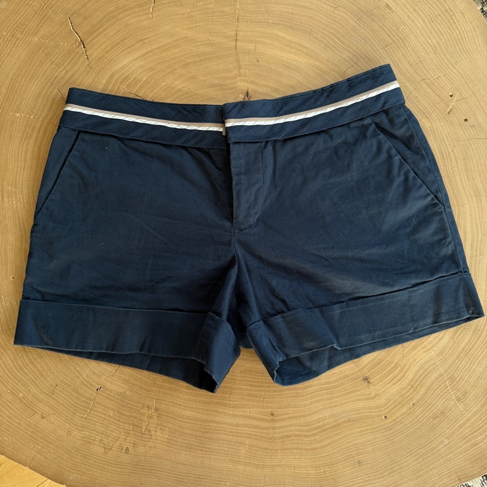 Club Monaco Navy Blue Women's Shorts